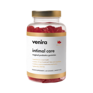 VENIRA Intimal care - medvídci pro vaginální péči brusinka 60 ks obraz