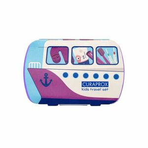 CURAPROX Travel set KIDS fialový obraz