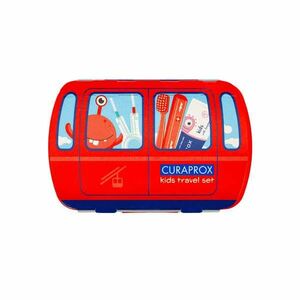 CURAPROX Travel set KIDS červený obraz