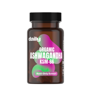 DAILY Organic Ashwagandha KSM-66 60 kapslí obraz