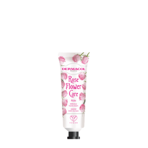 DERMACOL Flower care Opojný krém na ruce Růže 30 ml obraz