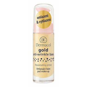 DERMACOL Gold anti-wrinkle make-up base 20 ml obraz
