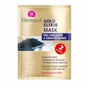 DERMACOL Gold Elixir mask 2 x 8 g obraz