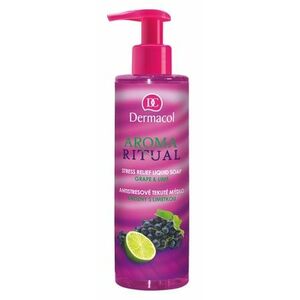 DERMACOL Aroma Ritual tekuté mýdlo hrozny a limeta 250 ml obraz