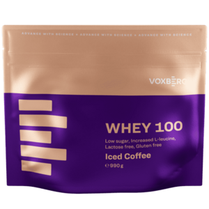 VOXBERG Protein WHEY 100 Ledová káva 990 g obraz