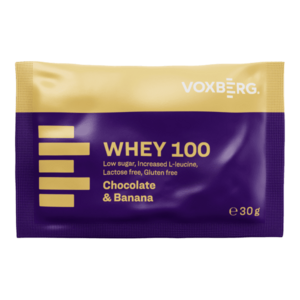 VOXBERG Protein WHEY 100 Čokoláda a Banán 30 g obraz