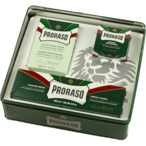 PRORASO Klasická dárková sada na holení Eucalyptus 3 ks obraz