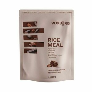 VOXBERG Protein Rice Meal Čokoláda kakaové nibsy 600 g obraz