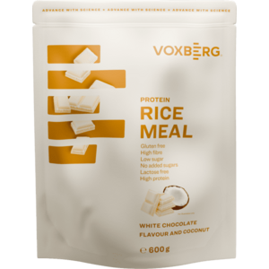 VOXBERG Protein Rice Meal Bílá čokoláda kokos 600 g obraz