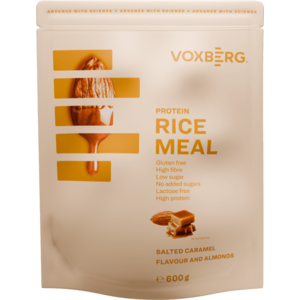 VOXBERG Protein Rice Meal Slaný karamel mandle 600 g obraz