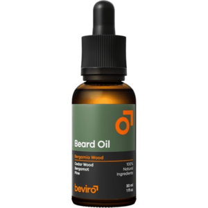 BEVIRO Pečující olej na vousy s vůní Bergamia Wood 30 ml obraz