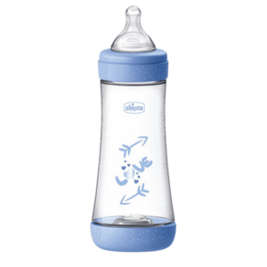 CHICCO Lahev kojenecká Perfect5 silikon, kluk 300 ml obraz