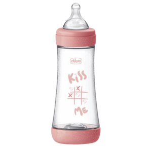 CHICCO Lahev kojenecká Perfect5 silikon, holka 300 ml obraz