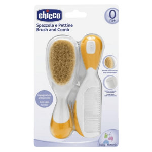 CHICCO Hřeben a kartáč oranžový obraz