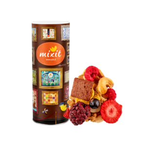 MIXIT Narozeninový mix - granola, sušenky, ovoce a ořechy 570 g obraz