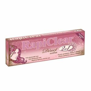 Rapiclear Direct 2v1 těhotenský test 2 ks obraz
