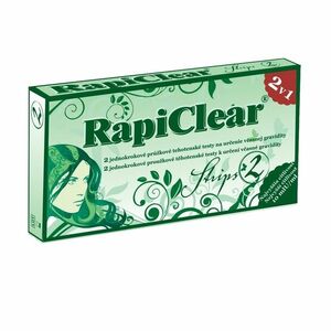 Rapiclear Strip 2v1 těhotenský test 2 ks obraz
