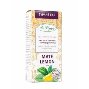 Dr. Popov Maté Lemon sypaný čaj 100 g obraz