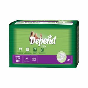 Depend Flex Super Plus vel. M plenkové kalhotky prodyšné 14 ks obraz