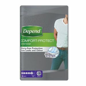 Depend Normal pro muže L/XL absorpční natahovací kalhotky 9 ks obraz