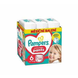 Pampers Pants vel. 6 Monthly Pack 13-19 kg plenkové kalhotky 132 ks obraz