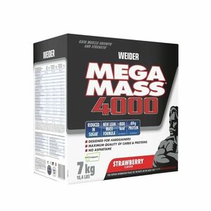 WEIDER Giant Mega Mass 4000 strawberry 7000 g obraz