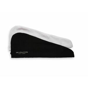 Revolution Haircare Microfibre Hair Wrap Black/White péče o vlasy 2 ks obraz