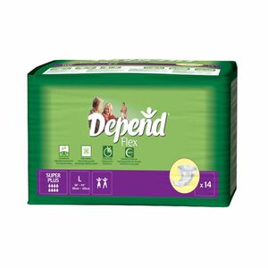 Depend Flex Super Plus vel. L plenkové kalhotky prodyšné 14 ks obraz