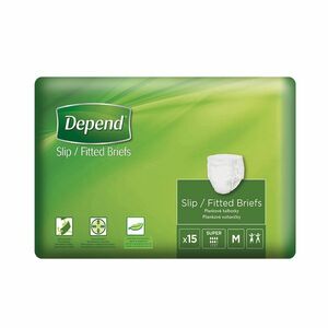 Depend Slip Super M inkontinenční plenkové kalhotky 15 ks obraz