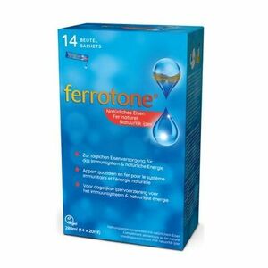 Ferrotone 100% přírodní zdroj železa sáčky 14x20 ml obraz