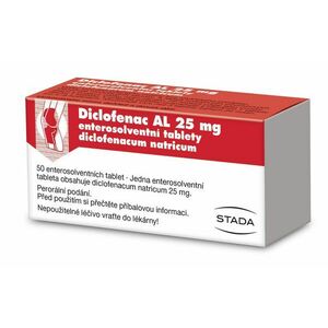 Diclofenac AL 25 mg 50 tablet obraz
