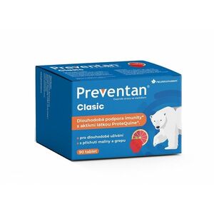 Preventan Clasic s příchutí maliny a grepu 90 tablet obraz