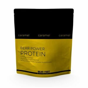 BEAR FOOT NUTRITION Power Protein slaný karamel 1000 g obraz