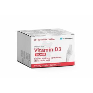 Neuraxpharm Vitamin D3 1000 IU 60+30 tobolek obraz
