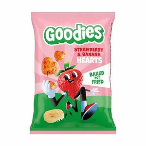 Goodies Křupky Srdíčka Banán a jahoda 30 g obraz
