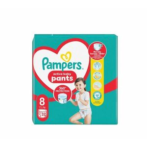 Pampers Pants vel. 8 Jumbo Pack 17+ kg plenkové kalhotky 32 ks obraz