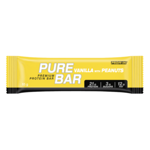 PROM-IN Pure Bar Vanilka s arašídy 65 g obraz
