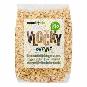 Country Life Vločky ovesné BIO 500 g obraz