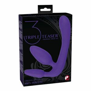 You2Toys Partnerské dildo Strapless Triple Game (20 cm) obraz