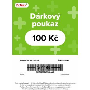 Dr. Max poukázka 100 obraz