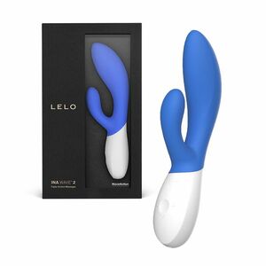 LELO Duální vibrátor - Ina Wave 2 blue obraz