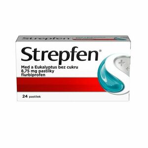 Strepfen Med a Eukalyptus bez cukru 24 pastilek obraz