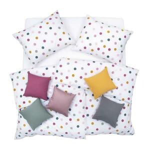 SCANquilt povlečení KLASIK puntíky multi 140 x 200/70 x 90 cm obraz