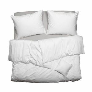 SCANquilt povlečení SATÉN PLUS bílá 140 x 200/70 x 90 cm obraz