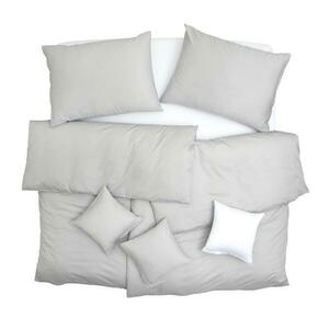SCANquilt povlečení SATÉN PLUS světle šedá 140 x 200/70 x 90 cm obraz