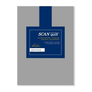 SCANquilt napínací prostěradlo JERSEY ELASTIC LYCRA středně šedá 90 x 200 cm (výška matrace do 30 cm) obraz