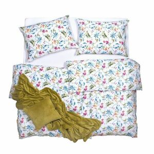 SCANquilt povlečení KREP multi pestrá 140 x 200/70 x 90 cm obraz