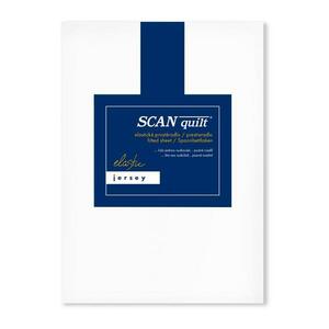SCANquilt napínací prostěradlo JERSEY ELASTIC LYCRA bílá 180 x 200 cm (výška matrace do 40 cm) obraz