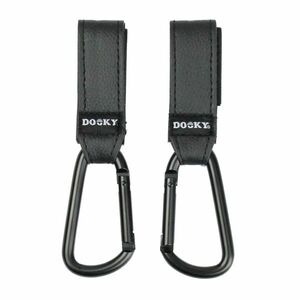 Dooky Háčky na kočárek Buggy Hook Small 2 ks black obraz