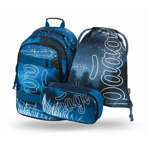 Baagl 3 SET Skate Steel: batoh, penál, sáček obraz